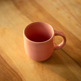 Ceramic Peach Coffee Mug