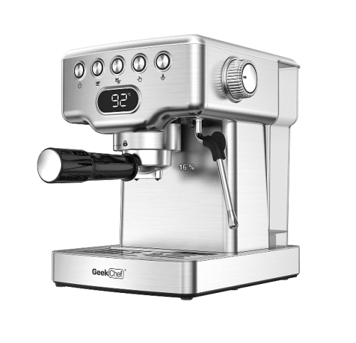 1350W Semi-automatic coffee machine 19Bar (ULKA) high pressure pump extraction 1 cup / 2 cup espresso machine 1.8L water 1350W Semi-automatic coffee machine 19Bar (ULKA) high pressure pump extraction 1 cup / 2 cup espresso machine 1.8L water