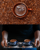 Portable coffee grinder 165W Electric coffee bean grinder 50g compact grinder dump 36 gear adjustable powder injector and antistatic coating