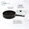 13 Piece Nonstick Aluminum Alloy Cookware Set, Black