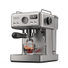1350W Semi-Automatic Espresso Machine with Temperature Adjusting Mobile Filter Cold / Hot Espresso 20Bar Extraction Mocha Steam Temperature and Cup Vo
