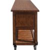 Kadri Kitchen Cart; Distressed Chestnut YF