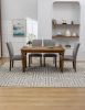 Cotton Linen Dining Chairs Set of 2