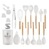 35Pcs Kitchen Cooking Utensils Set Spatula Set Baking Utensil Set Kitchen Accessories Necessities with Holder Egg Whisk Separator Tong Turner Spoons C